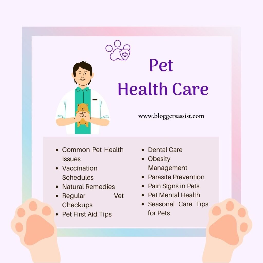 Pet Health Sub niche